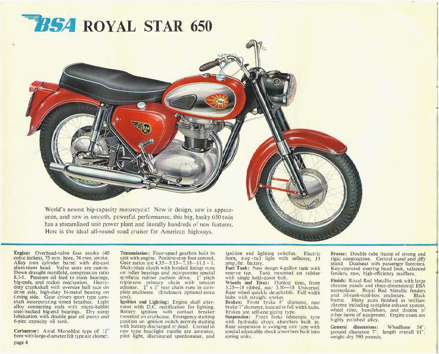 BSA A 50 Royal Star