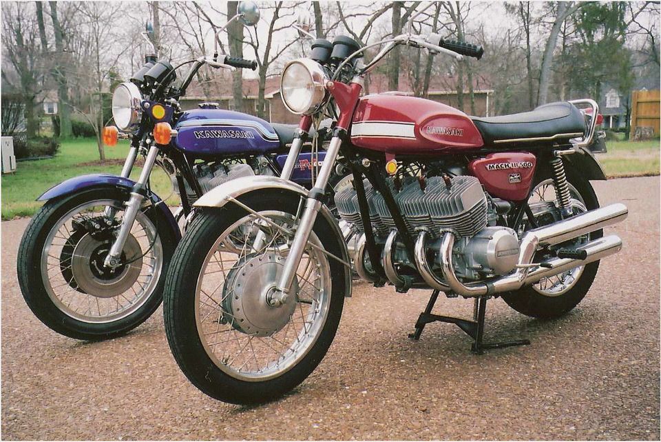 Kawasaki Square Four 2 Stroke Prototype